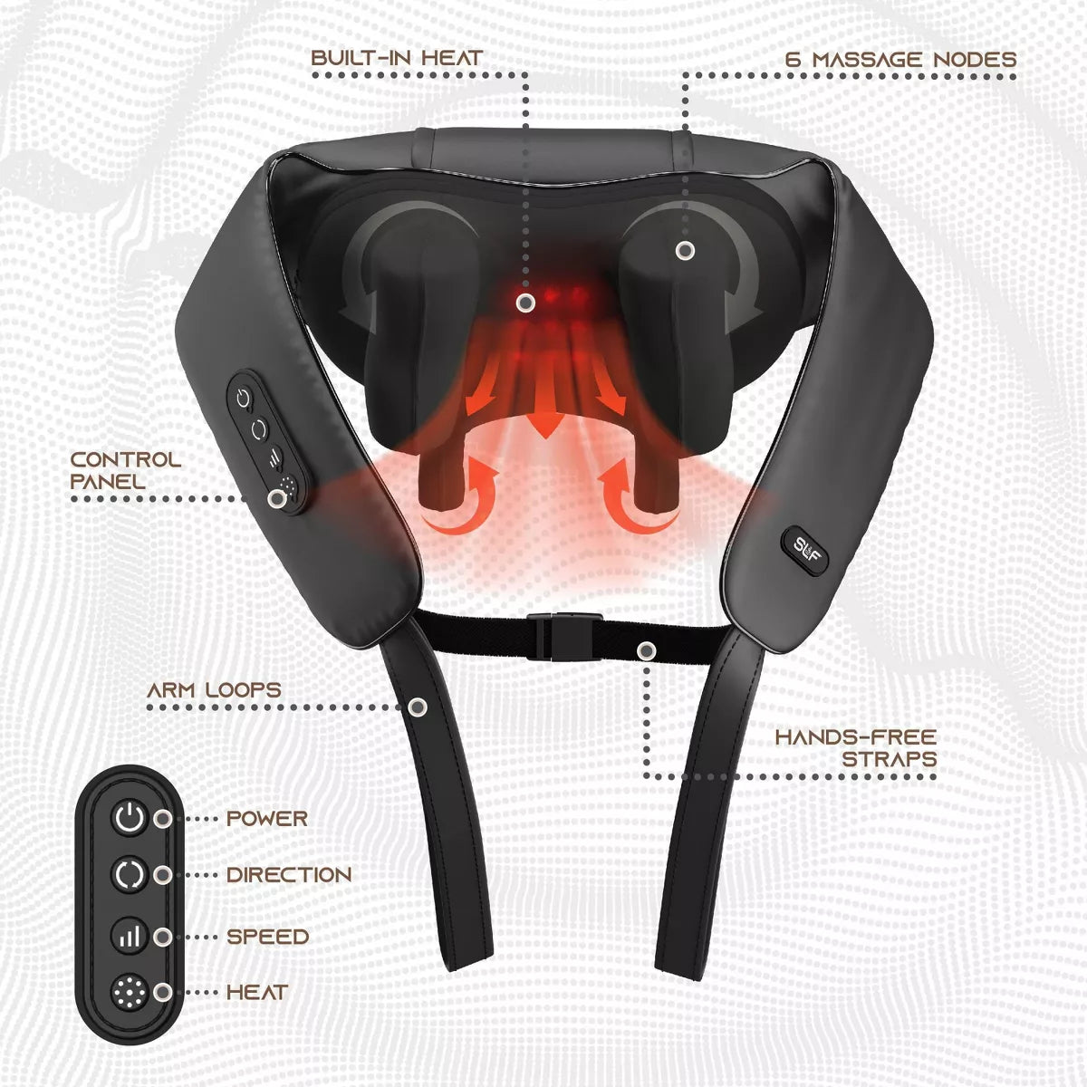 SLF Shiatsu Pro Shoulder Massager